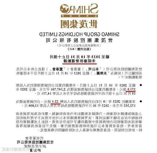 世茂集团尾盘急涨近15% 前10月累计合约销售总额375.8亿元